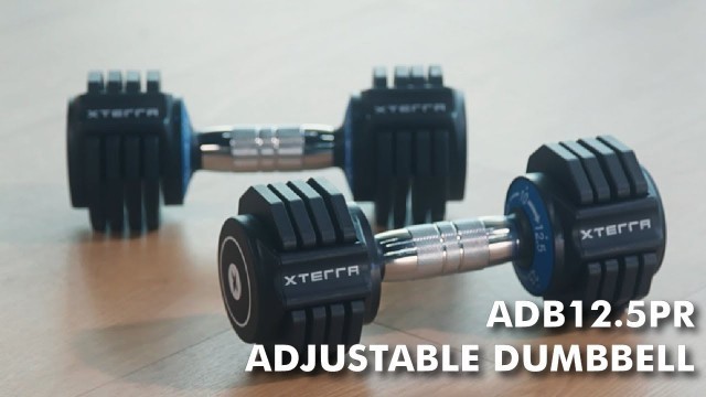 'Take Your Workout Anywhere with the ADB12.5PR Adjustable Dumbbells Pair by XTERRA Fitness'