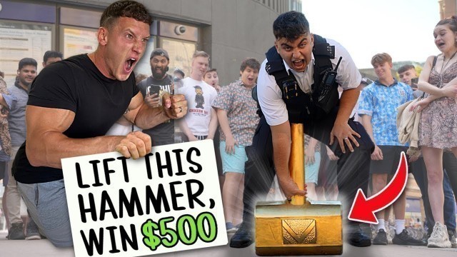 'Lift the the IMPOSSIBLE HAMMER, win $500 (public challenge)'