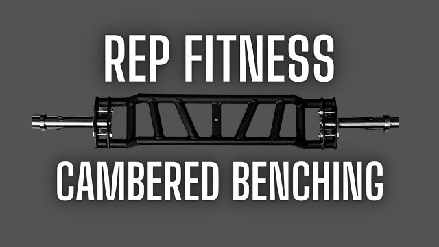 'REP Fitness Cambered Swiss Bar Benching Demo | Better Than Titan Fitness Multi-Grip Camber Bar?'