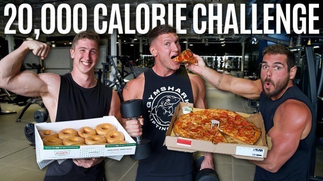 'Bodybuilders vs 20,000 CALORIE CHALLENGE!! Epic Cheat Day'