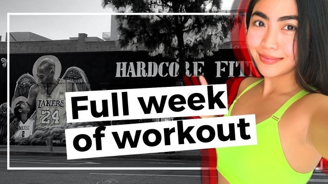'VLOG: My Full Week Of Training | Hardcore Fitness'