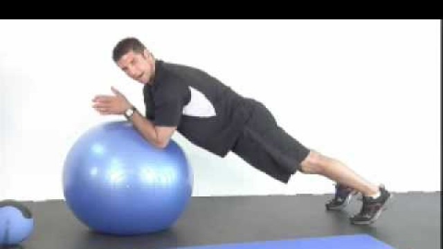 'STX How To Front bridge on a fitness ball, hardcore exercise basics'