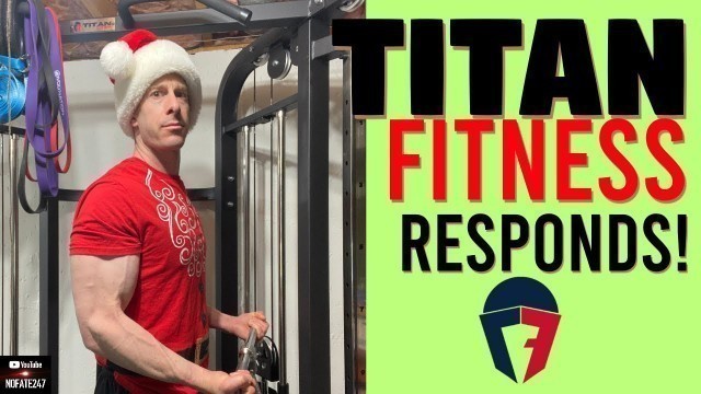 'Titan Fitness Responds | Titan Fitness Functional Trainer Resolution | Dad’s Home Gym'