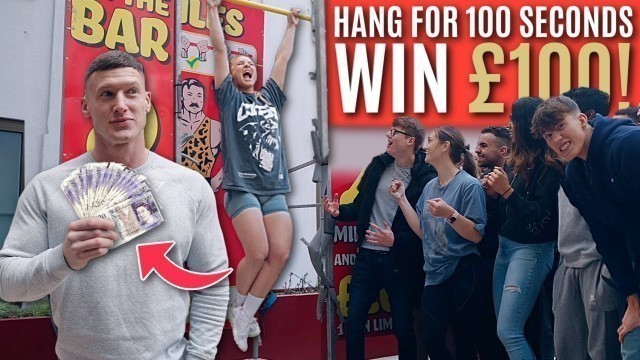 'Hang for 100 seconds, WIN £100!'