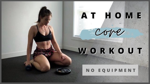 'At Home Core Workout For Beginners - 15 Minutes'