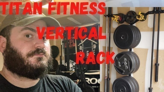 'Titan Fitness Vertical Rack'