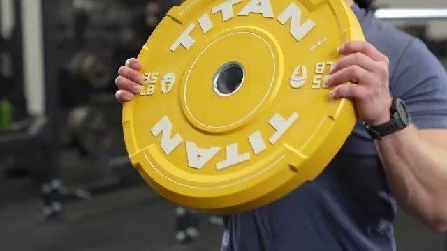 'EZ Grip Color Bumper Plates | Titan Fitness'
