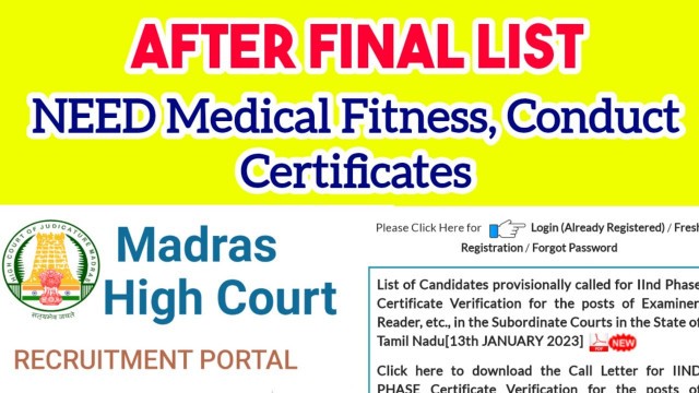 'MHC Medical Fitness Certificate, Conduct Certificate Details 