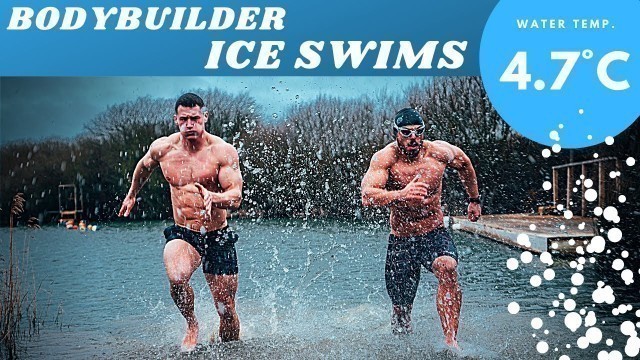'Ice Swimming (4.7°C) with Bodybuilder (92kg) ft. MattDoesFitness'