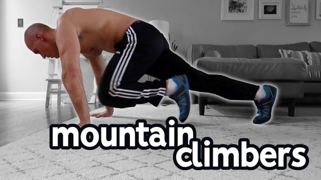 'Mountain Climbers Exercise For Beginners (With Progression) | Cardio & Core!'