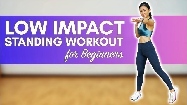 'Low Impact STANDING Workout for Beginners / Overweight / Seniors | Joanna Soh'