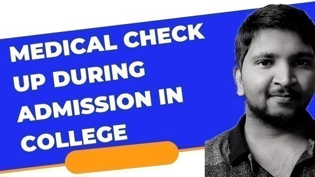 'MEDICAL CHECKUP DURING ADMISSION #AIIMS'