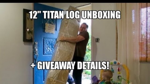 '12\" Titan Fitness Strongman Log Unboxing + Giveaway Details!'