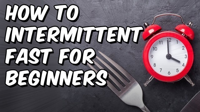 'Intermittent Fasting for beginners (free resources!)'