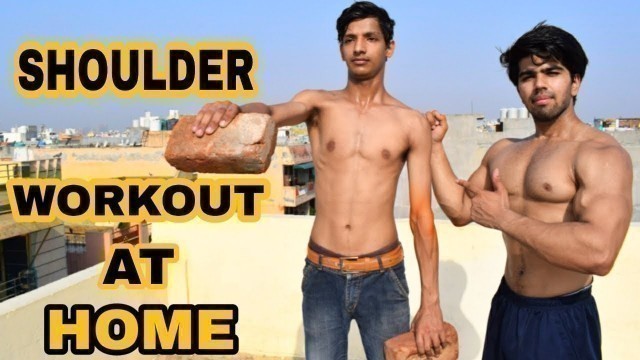 'SHOULDER WORKOUT AT HOME FOR BEGINNERS & INTERMEDIATE| BADRI FITNESS'