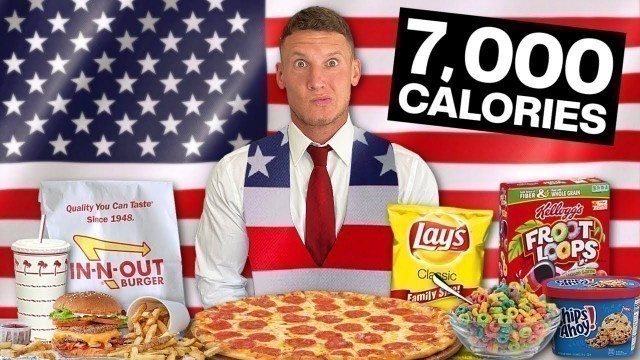 'I ate the AVERAGE AMERICAN DIET for 24 hours *7,000 CALORIES*'