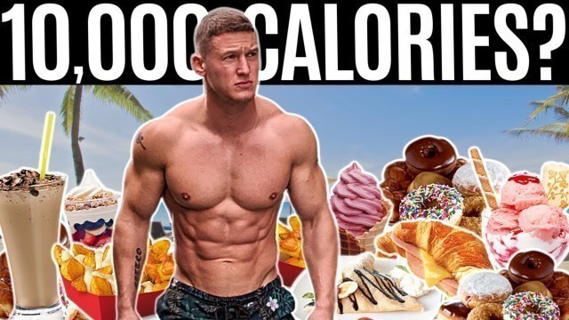 'I counted my calories on holiday... *Bodybuilder holiday food challenge*'