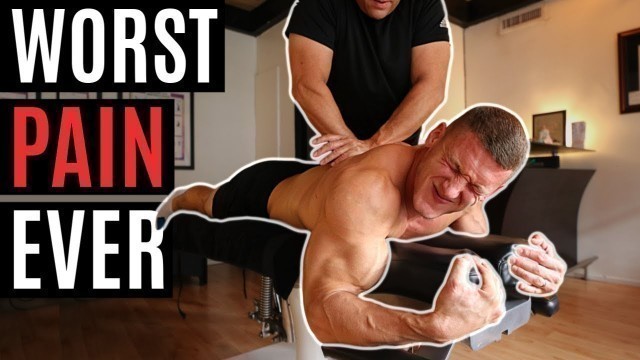 'Bodybuilders get their BACKS CRACKED *Worst Pain Ever* ft. David Laid'