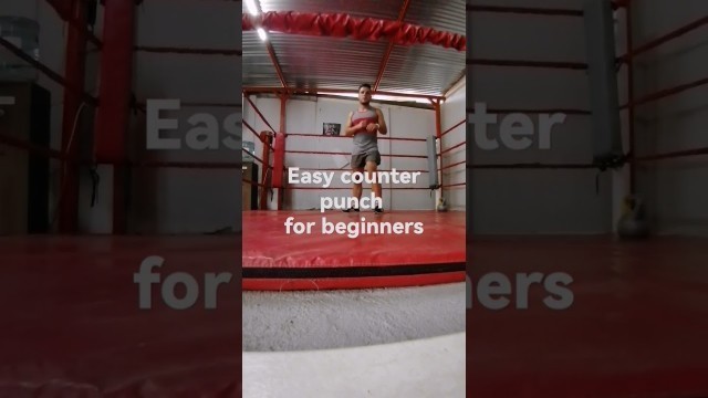 'easy counter punch for beginners #viral #boxing #training #fitness #beginners'