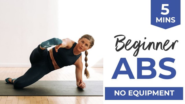 '5-Minute Ab Workout for Beginners (No Equipment, No Repeats)'