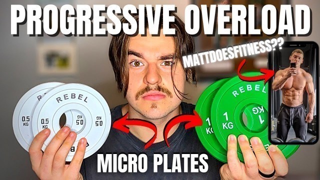 'Progressive Overload - Fractional Micro Weight Plates | With MattDoesFitness'