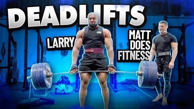 'WHAT CAN I DEADLIFT AFTER 16 WEEKS OF NOT DEADLIFTING? MATTDOESFITNESS, MIKE THURSTON & JOESTHETICS'