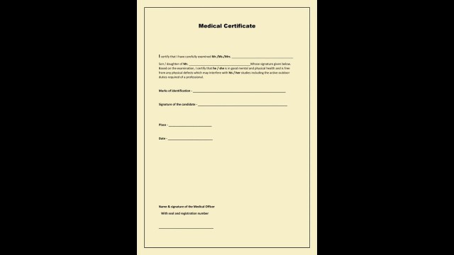 'Medical Fitness certificate kaise banaye'