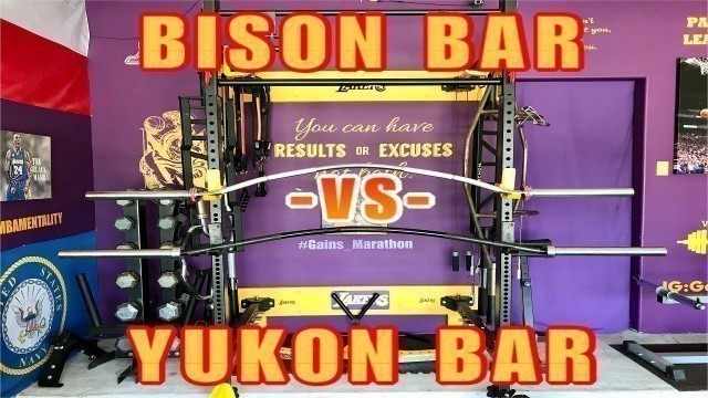 'Titan Fitness Bison Bar VS Yukon Bar Showdown'