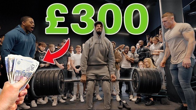 'WIN £1 for every KG you can DEADLIFT!'