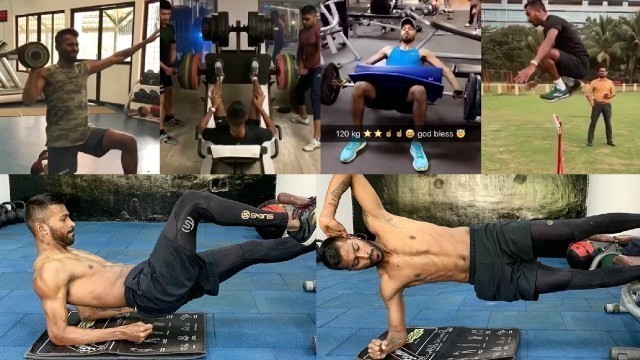 'Hardik Pandya Hardcore Workout Training For World Cup 2019'