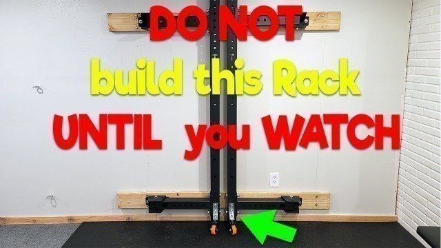 'WATCH THIS before building your FOLDABLE WALL RACK!'
