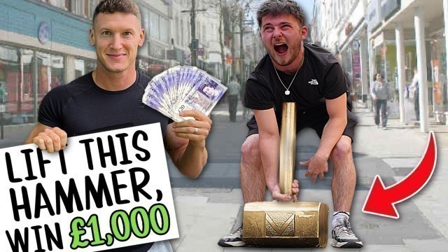 'Lift Thor\'s Hammer, WIN £1,000!!'
