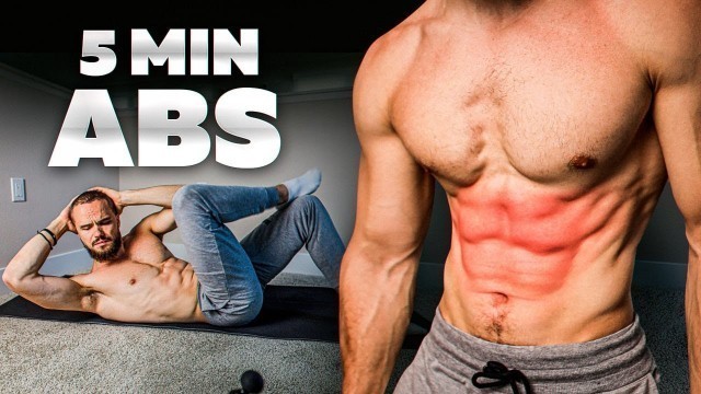 '5 MIN DAILY ABS WORKOUT (DO IT ANYWHERE)'
