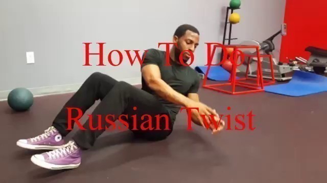 'How To Do Russian Twists For Fitness Beginners!!'
