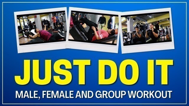 'JUST DO IT | Male, Female and Group Workout at Hardcore Fitness Hub | Fitness Hub Ngp'
