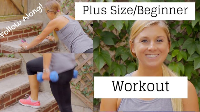 'Plus Size/Beginner Workout - Follow Along Workout for Beginners'