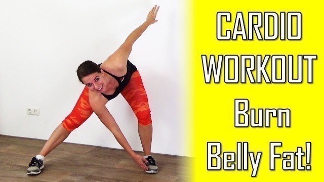 '20 Minute Beginners Cardio Workout To Lose Belly Fat - Belly Fat Burning Cardio Exercises At Home'