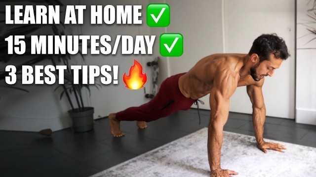 'How To Start Calisthenics at Home for Beginners (No Equipment)'