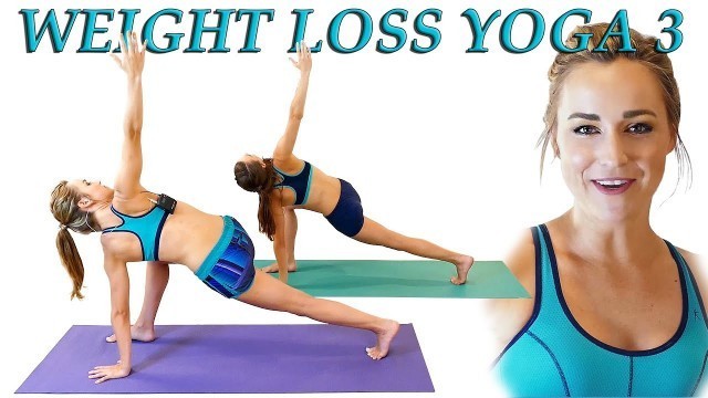 'Yoga Weight Loss Challenge Day 3! Fat Burning 20 Minute Workout Beginners & Intermediate'
