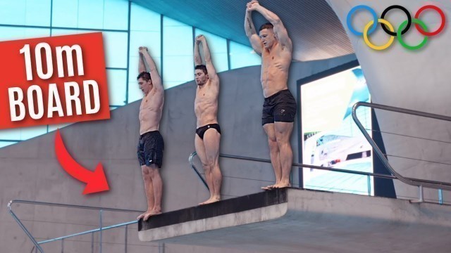 'Brothers try OLYMPIC DIVING for the first time... *terrible idea*'