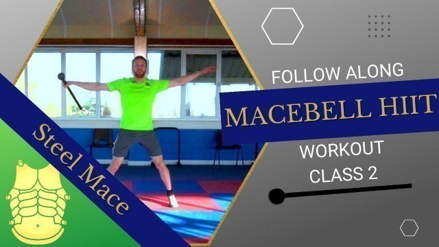 'Macebell / Sledgehammer HIIT Workout - Beginners follow along class 2'