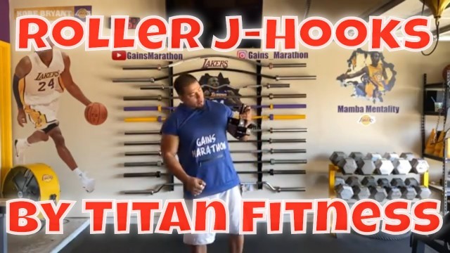 'Titan Fitness T-3 Series Roller J Hook review'