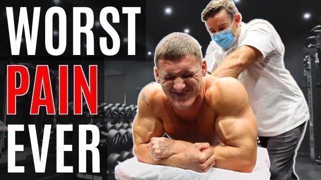'Bodybuilders get their BACKS CRACKED *Worst Pain Ever* ft. My Brother'
