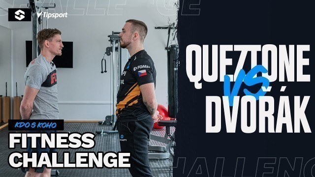 'Fitness challenge | David Dvořák vs. Queztone | UFC fighter vs. gamer'