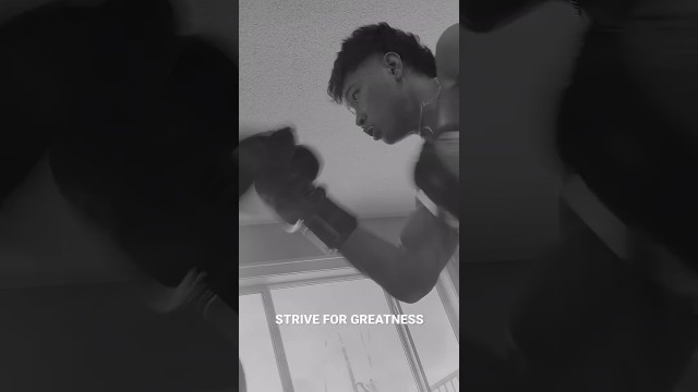 'STRIVE FOR GREATNESS #shortvideo #sports #boxing #fitness #fight #training #workout #fighter'