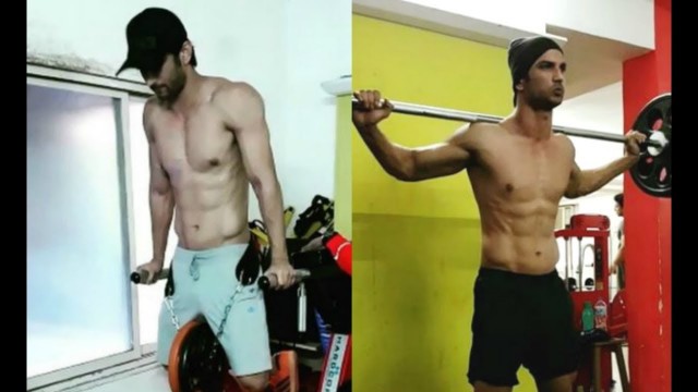 'Sushant Singh Rajput Body Building Workout At Gym 2017'