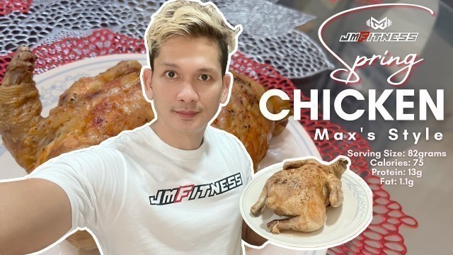 'Max’s Style Fried Spring Chicken | Diet Recipe | JM Fitness'