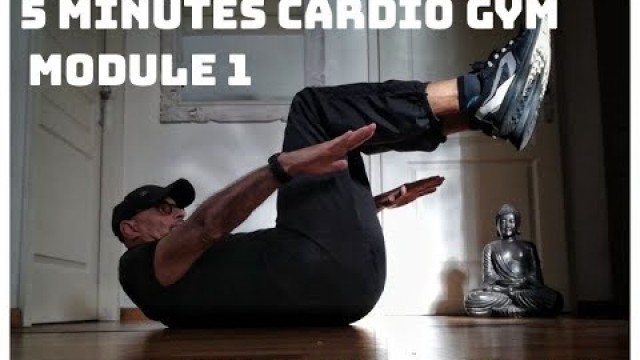 '5 MINUTES 8 EXERCICES CARDIO GYM TRAINING FITNESS SANS MATERIEL A FAIRE CHEZ SOI MODULE 1'