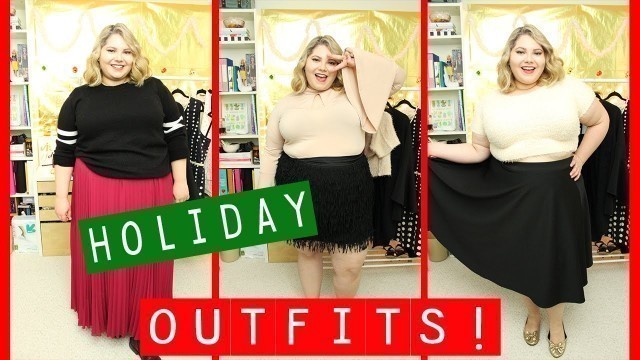 'PLUS SIZE HOLIDAY OUTFITS! Collab w/ Drop Dead Divas!'