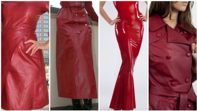 'most famous design and ideas for ladies of latex red outfit ideas'